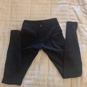 Lululemon Grey Wunder Under leggings size 4